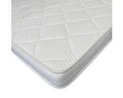 Topdekmatras XXL - Topper 140x210 - 12 cm dik - Tencel hoes - Visco Nasa Traagschuim - Tencel tijk - 12cm dik - Orthopedisch
