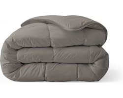 Zelesta® Everyday Uni Tender Grey 140x200cm - Dekbed zonder overtrek - 30 dagen proefslapen - Wasbaar hoesloos dekbed - Bedrukt dekbed - All year zomerdekbed & winterdekbed