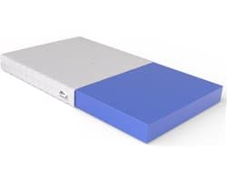 Matras - 120x200 - 7 zones - Koudschuim - Bamboo plus tijk -Matras - Gemiddeld