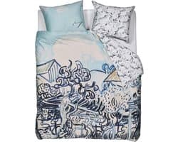 Beddinghouse x Van Gogh Museum Vieux Vignoble dekbedovertrek - Lits-Jumeaux XL - 260x200/220 cm - Blauw