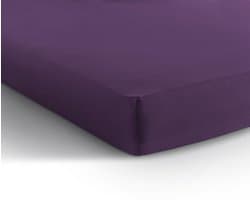 Dreamhouse Jersey Stretch Hoeslaken - 100% Katoen - 160/180x200 - Paars