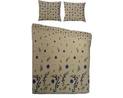 Essenza Pretty Flowers Dekbedovertrek - Tweepersoons - 200x200/220 cm - Creme