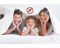 Briljant Care Evolon® Anti-allergie Dekbedhoes met Ritssluiting - 200x200 – Oeko-Tex® & ECARF Getest – Huidvriendelijk & Wasbaar op 95 °C – Anti-huisstofmijt Bescherming - Zonder Sloop