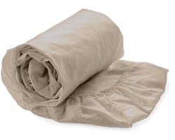 Yellow Hoeslaken Katoen Perkal 40cm Hoekhoogte Suite Mumbai - Dollar Sand - 160x200 cm - 100% Katoen-Perkal - Lits Jumeaux