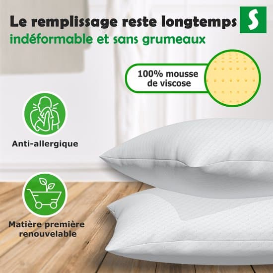 Schlaftroll - Orthopedisch Kussen voor alle slaaphoudingen - Zacht ergonomisch kussen - Memory Foam Kussen met wasbare hoes