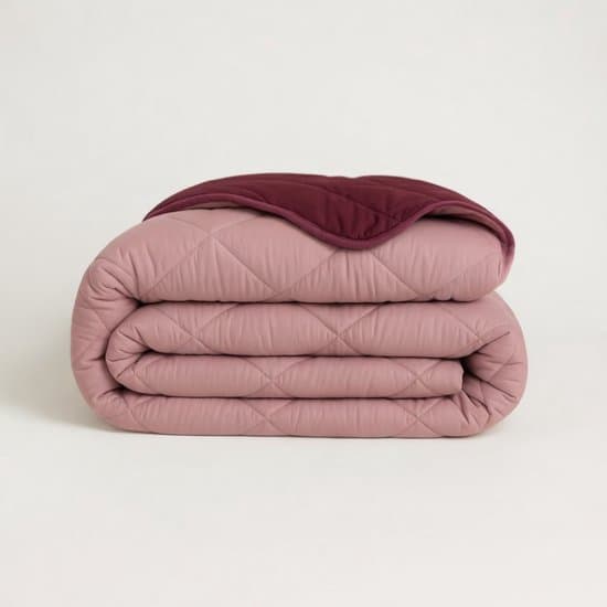 Y-NOT Dreambed Original All Year Plum / Old Pink - 200x220 - Tweepersoonsdekbed - Dekbed Zonder Overtrek - Dreambed Original - Wasbaar Hoesloos Dekbed - 30 dagen proefslapen - Dekbed met vaste overtrek