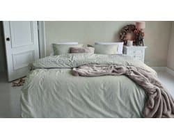 Rivièra Maison Hayes dekbedovertrek - Tweepersoons - 200 x 200/220 cm - Zand