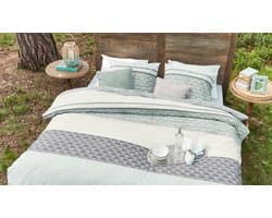 Rivièra Maison - Pure Resort dekbedovertrek - Tweepersoons - 200x200/220 cm - Groen