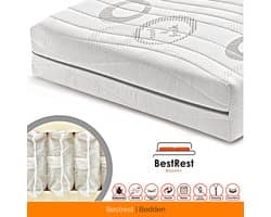 Latex matras - pocketvering matras - natuurlatex - Antiallergisch - 21cm matrasdikte - 120x220cm