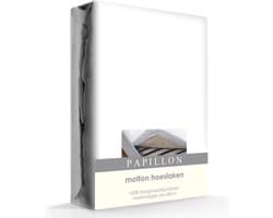 Papillon hoeslaken - molton - 140 x 200 Cm - Wit