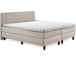 Boxspring Luxe 160x200 Knopen beige