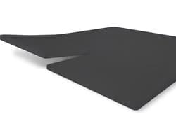 Walra Jersey Hoeslaken Split Topper - Hoeslaken 160x200 - 100% Katoen - Antraciet