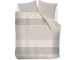 Riviera Maison Ropes dekbedovertrek - Lits-Jumeaux - 240x200/220 - Taupe