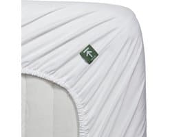 Beddinghouse - Percale-katoen - Split-topper - Hoeslaken - 180x200 cm - Wit