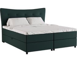 Tweeperoonsbed Nevada 180 x 200 cm tweepersoons met hoogwaardige Bonell-matras en topper