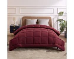 Dekbed - Winterdeken - Warm Slapen - 450 g/m² Vulling - 200 x 200 cm - Rood