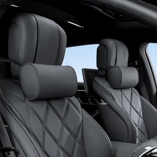 Neksteun Kussen - Autokussen - Autorijden - Traagschuim Vulling - 2 Stuks - Zwart