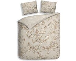 Heckettlane Dekbedovertrek Katoen Satijn Lorenzo - Natural - 100% Katoen-Satijn - Dekbedovertrek 200x200/220cm - Tweepersoons - Padua