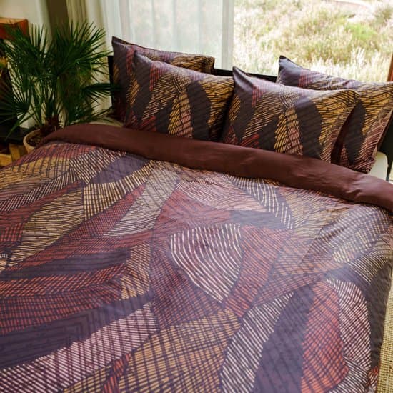 Kayori Kymani Dekbedovertrek Egyptisch Satijn - 260x200-220 + 2 slopen - Lits-jumeaux 100% Egyptisch Katoensatijn - Rood