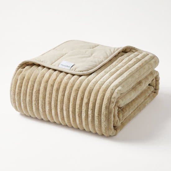 HappyBed Premium Verzwaringsdeken | Taupe | 7 KG