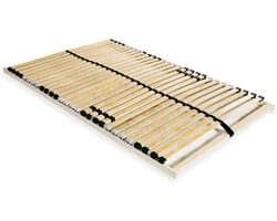vidaXL - Lattenbodem - met - 28 - latten - 7 - zones - 140x200 - cm