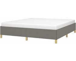 Boxspring Bed - Tweepersoonsbed Ledikant - Goede Nachtrust - Multiplex Lattenbodem - 180x200 cm - Donkergrijs