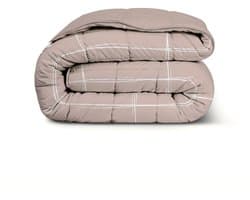 Dekbed-Discounter - Fresh and Co Dekbed Zonder Overtrek 240 x 200 cm - Wasbaar dekbed - Wasbaar op 40 graden - All season dekbed - Taupe