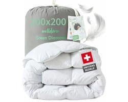 Dons- en verendekbed 200x200 cm - All season - Ademend en comfortabel