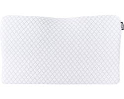 BELIANI ELGON - Hoofdkussen traagschuim - Wit - 50 x 30 cm - Traagschuim