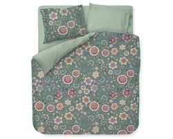 Pip Studio Viva Las Flores Dekbedovertrek - Tweepersoons - 200x200/220 cm - Groen