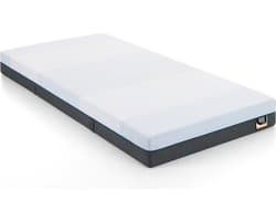 Beter Bed Maxi Easy Pocket Pocketvering Matras 180x210 cm - Koudschuim - Medium-hard, 300 veren p/m² - Koel Ligcomfort - Matras met Afritsbare Hoes - 180 x 210 x 18 cm