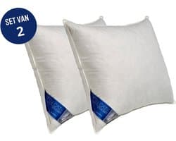 Ten Cate Hoofdkussen - Hoofdkussen Nekklachten - Kussen set van 2 - Eendendons & Eendenveren - Halfdons - Hoofdkussens - Geschikt voor rug-, zij- en buikslapers - Ergonomisch Kussen - 60x70 cm - 2 pack
