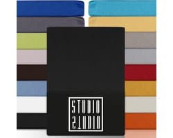 Fitted sheet 180x200 cm - 200x200 cm, 100% katoen, bed op maat, antraciet