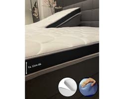 Hilton Hotel Splittopper - 160x220 - Medium - HR60 Koudschuim - ca. 12 cm dik - Cool & Fresh - SPLIT