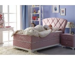 BSS Bedding Pinky - Boxspring - Boxspring voor Jongeren - 120x200