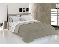 Azomor® Luxe tweekleurig microvezel dekbed voor warme winternachten 200x200 cm