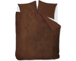 At Home by BeddingHouse Tender dekbedovertrek - Lits-Jumeaux - 240x200/220 - Bruin