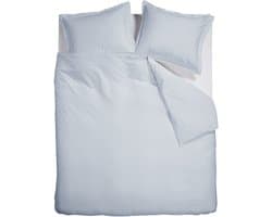 Ambiante Satin Uni dekbedovertrek - Tweepersoons - 200 x 200/220 cm - Licht blauw