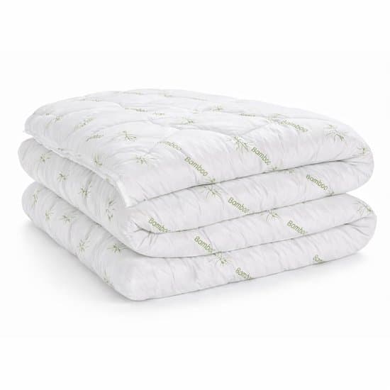 Comfeur Bamboe Dekbed - Bamboe Tijk en PoliPercal - Tweepersoons - All Year Dekbed - Hyperallergeen & Anti-allergisch - Geschikt voor alle Seizoenen - 200x200 cm