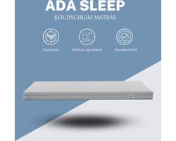 Ada Sleep HR Koudschuim Topper 180x210 cm - 9 cm - Orthopedische Topdek matras - Topmatras - HR+ Technologie - Gemiddeld
