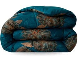 Zelesta Comfort Design Royal Flowers 140x200cm - Dekbed zonder overtrek - 30 dagen proefslapen - Wasbaar hoesloos dekbed - Bedrukt dekbed - Dekbed met print - All Year Winterdekbed & Zomerdekbed