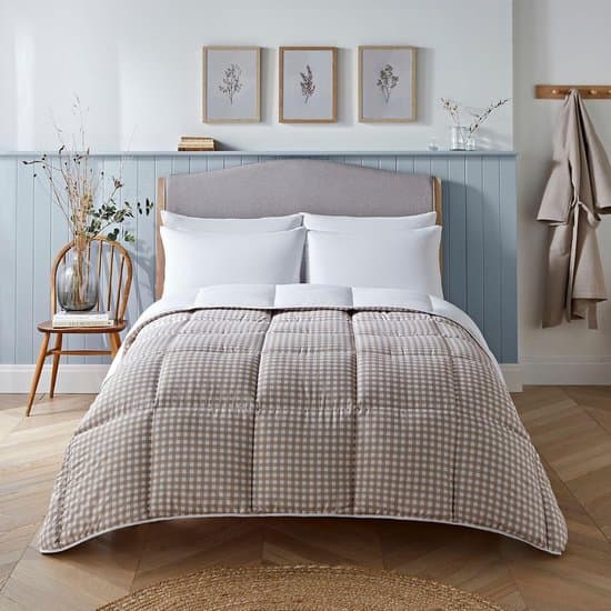 Dekbed zonder overtrek 4,5 TOG tweepersoons Gingham Collection luxe beddengoed hypoallergeen