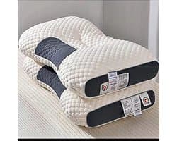 Aafinity Massage - Nekmassage Kussen – Ergonomisch Nek Massage Kussen voor Slaap en Ontspanning – Katoen Nekbescherming– Comfortabele Ondersteuning