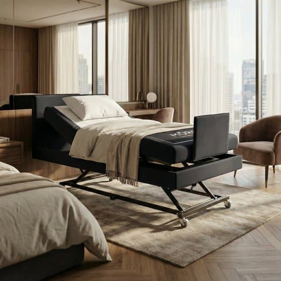 Mörgenn Elektrisch Verstelbaar Hooglaag Bed Robuusto - Antraciet - 120x210