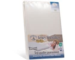 H&D Topper Hoeslaken - 100% Jersey Katoen - 180x200 cm - Tot 15cm matrasdikte - 220 g/m² - Creme