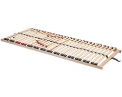 ACAZA Lattenbodem - SUPER comfort - 28 Luxe Latten - Lattenbodem 90 x 200 cm - Bedbodem - Beukenhout - met Schokdempers