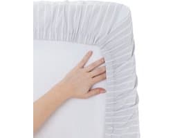 Hoeslaken 120x200 cm – WendyLett Satijnen Glijlaken voor Makkelijk Draaien en Transfers