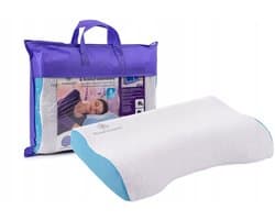 Orthopedische traagschuim kussen met verkoelende gel en lavendelgeur