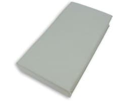 Tuur - Hoeslaken 160x210 cm - 100% Biokatoen hoeslaken - Hoeslaken topper - Peaceful Green - Geschikt voor Matrassen 20-30 cm Hoogte - Wasbaar - Tweepersoons