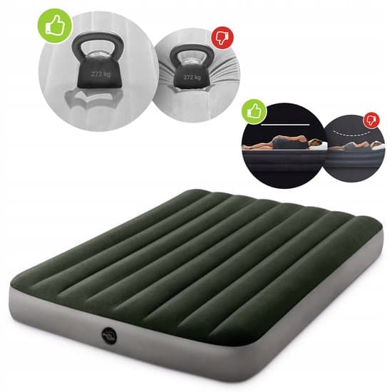 Opblaasbaar Tweepersoons Matras 191x137x25 cm - Comfortabel & Waterdicht